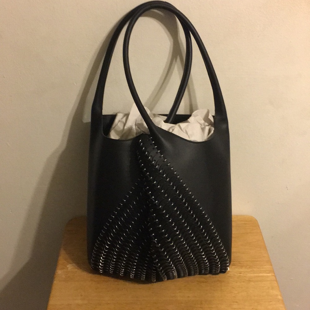 Paco Rabanne. Italian leather